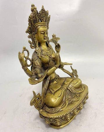 Decoratief ornament - Indiase Boeddhistische Beeld, Antiek en Kunst