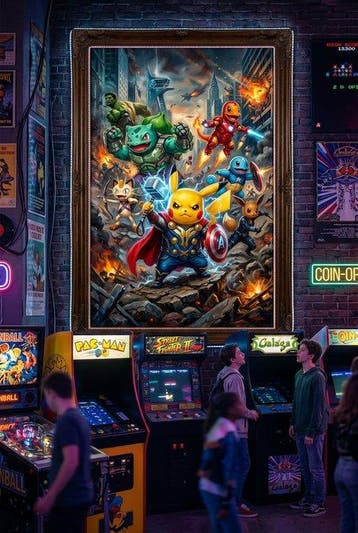 CREATIVE_HUB - Pikachu and The Avengers, Nieuw