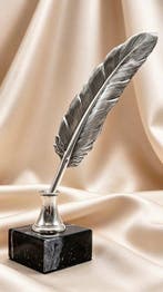Pedro Duran - Figuur - La pluma de plata - .925 zilver,