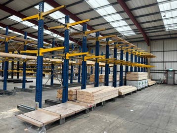 Veiling: Dubbelzijdige Draagarmstelling 38x164, Ophalen