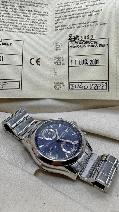 Eberhard & Co. - Cheftain - 31140 V2 OP - Heren - 2001, Bijoux, Sacs & Beauté, Montres | Hommes