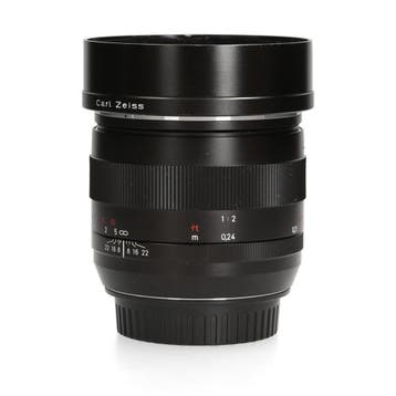 Zeiss Macro-Planar 50mm f/2 T* ZE - Canon EF - Macrolens, Ophalen of Verzenden, Zo goed als nieuw