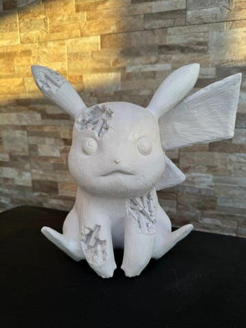 Daniel Arsham (1980) - Crystalized Seated Pikachu