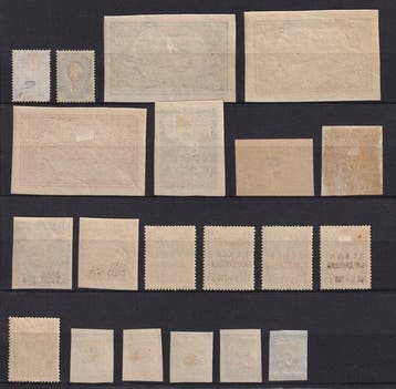 Rusland 1883/1922 - Lot postzegels uit Rusland,, Gestempeld