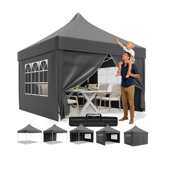 JUMMICO Vouwpaviljoen 3 × 3 m met hoge nok, 60% verbeterd.., Ophalen of Verzenden, Nieuw