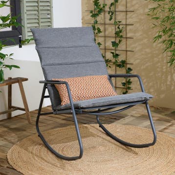 Schommelstoel voor buiten – antraciet - 110 x 60 x 94 cm, Jardin & Terrasse, Verzenden