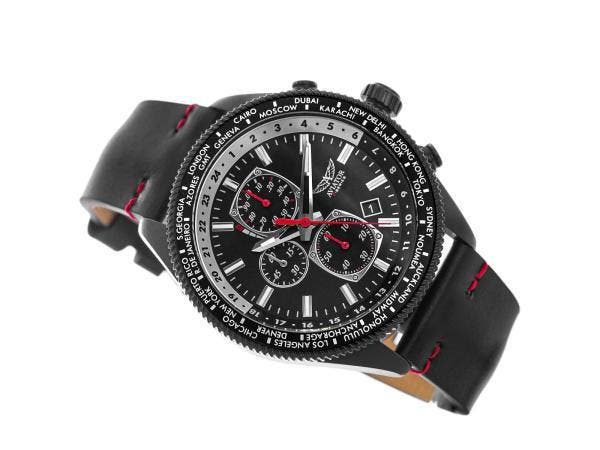 Veiling - Aviator F-series Black Eagle heren horloge zwart 4, Bijoux, Sacs & Beauté, Montres | Hommes