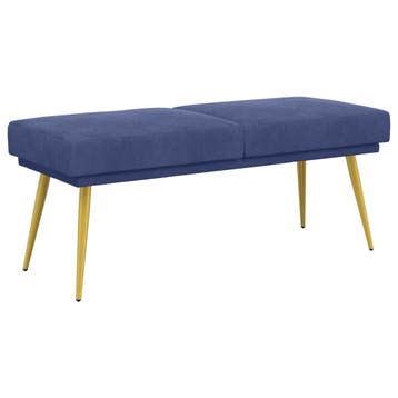 vidaXL Dubbel-laags bank Politieblauw 120 x 45 x 46 cm, Verzenden