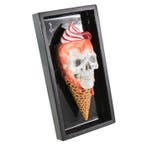 Eureka S.G. - Sculpture, ICE-SKULL - 22 cm - Bois, Résine -