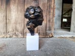 Buste, Beeldje - 29 cm - IJzer, Marmer, Antiek en Kunst