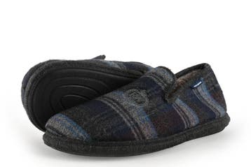 River Woods Pantoffels in maat 44 Grijs, Kleding | Heren, Overige kleuren, Verzenden, Zo goed als nieuw, Pantoffels of Sloffen