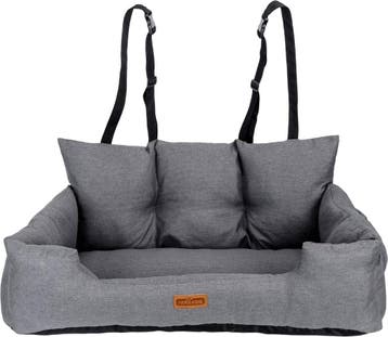 Hondenmand auto - Autostoel hond - 92x50x40 - Grijs - Noblez, Verzenden, Nieuw