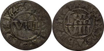 8 Heller 1647 Verden en Helmstedt, Abteien Heinrich Ducke..., Verzenden, België