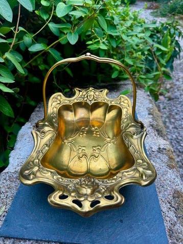 Broodmand - Metaal - Art Nouveau
