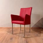 Leren eetkamerstoel Comfort, wieltjes, armleuning, Toledo, Huis en Inrichting, Stoelen, Nieuw, Leer, Ophalen of Verzenden, Eén
