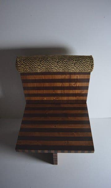 Studio Greca - Fauteuil - Ettore, ode moderniste - Bois,, Antiquités & Art