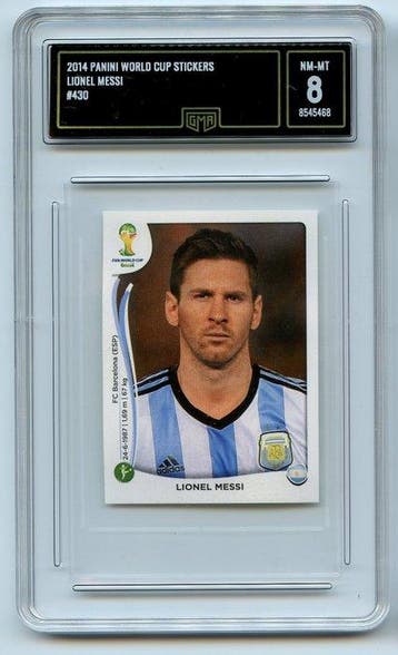 Panini - Lot of 2 - World Cup 2014 - Lionel Messi GMA 8 &, Nieuw