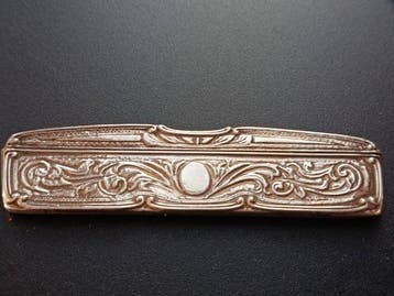 Kam - .800 zilver - Zilveren kam, Antiek en Kunst