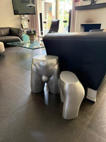 Table dappoint (2) - Résine, Plastique - Design Hans Boodt