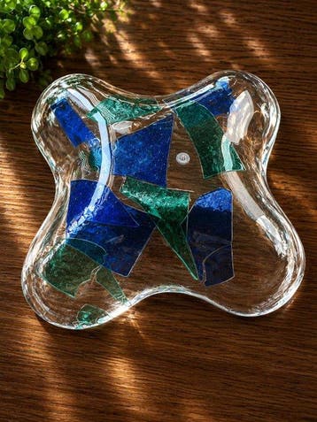 La Murrina murano - Plat - Verre de Murano - Vintage La, Antiquités & Art