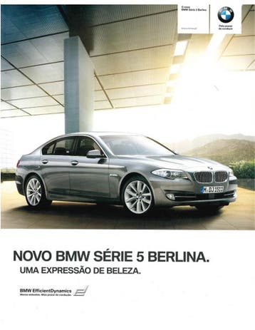 2009 BMW 5 SERIE SEDAN BROCHURE PORTUGEES (BR), Nieuw