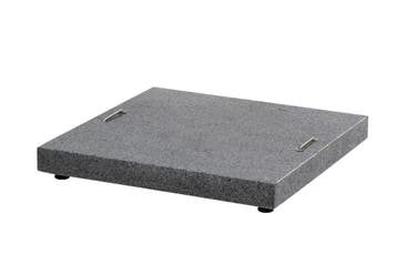 4 Seasons Outdoor Siesta parasol 300 x 300 cm mid grey,, Nieuw