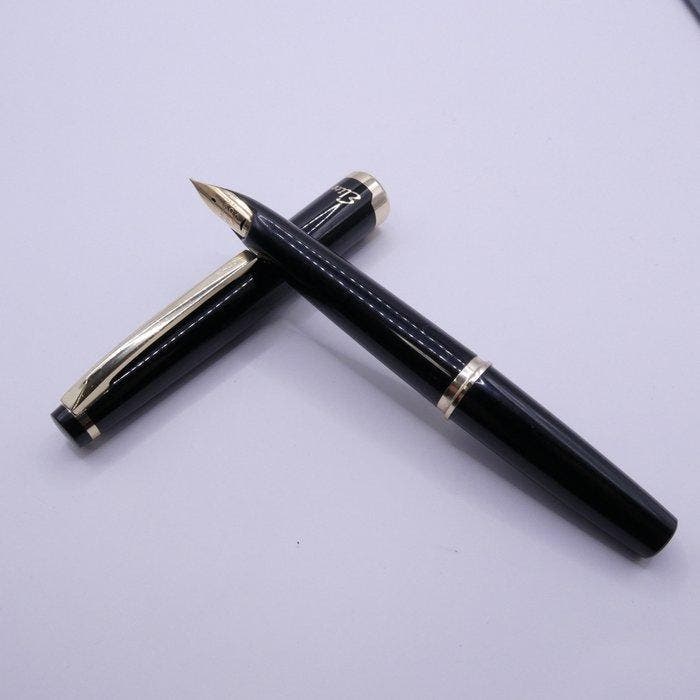Pilot - Pilot Fountain Pen Elite Black 14K-585 Gold Nib -, Collections, Stylos