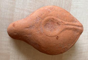 Oud-Romeins, Keizerrijk Terracotta olielamp (Zonder