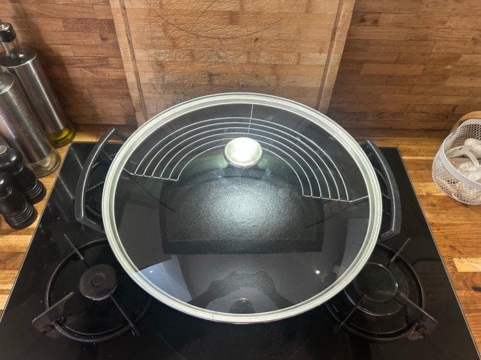Le Creuset - Pan - Gietijzer - Wok en fonte, Antiek en Kunst, Antiek | Keukengerei