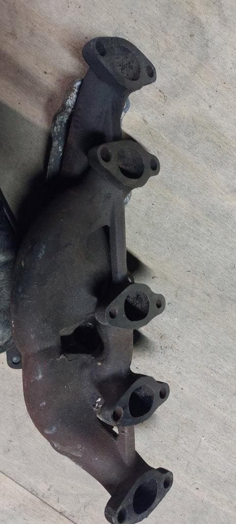 UITLAATSPRUITSTUK GEVLAKT KAST 16 B Volkswagen Transporte..., Auto-onderdelen, Motor en Toebehoren, Gebruikt, Volkswagen, Ophalen of Verzenden