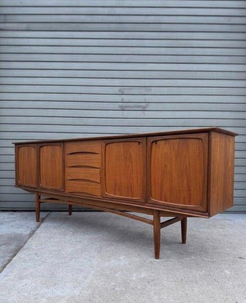 Gustav Bahus - Adolf Relling, Rolf Rastad - Dressoir - Teak