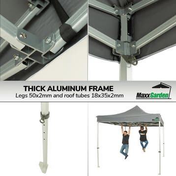 MaxxGarden Easy-up partytent - Feesttent Paviljoen - 3x3..., Ophalen of Verzenden