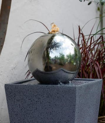 Dehner Tuinfontein Kioto met ledverlichting, ca. 83×34×34., Tuin en Terras, Ophalen of Verzenden, Nieuw