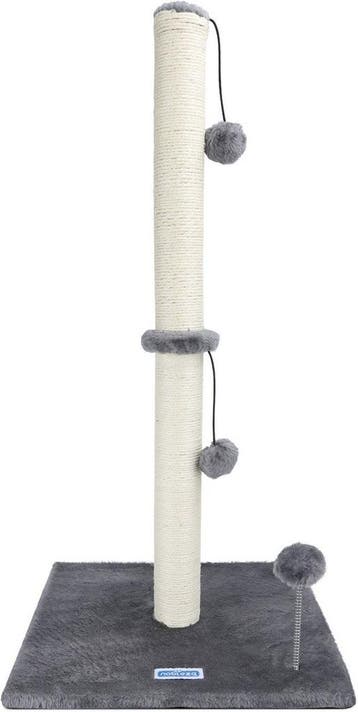 Krabpaal voor katten - 80x41x41 cm - Wit - Nobleza, Verzenden, Nieuw