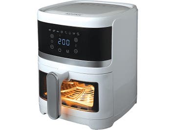 Koenic -  Airfryer (kaf 41323 W) - Zilver, Verzenden, Nieuw, Airfryer, 1500 gram of meer