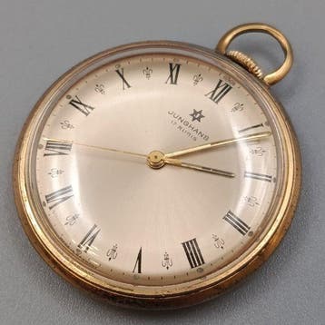 Vintage Junghans Taschen Uhr – Handaufzug mit 17 Rubis -, Handtassen en Accessoires, Nieuw