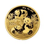30 gram gouden Panda munt 2025