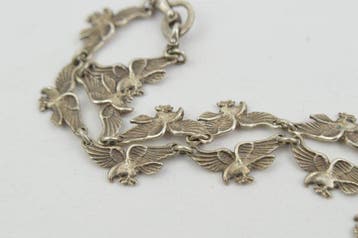 Collier en argent 925 Eagle Navajo américain (Sans prix de
