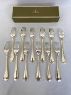 Christofle - Vork - Set van 12 dinerbestekvorken model
