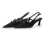 Steve Madden Slingbacks in maat 40 Zwart, Kleding | Dames, Schoenen, Verzenden, Zwart, Steve Madden, Zo goed als nieuw
