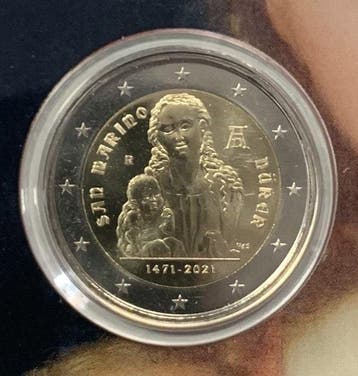 San Marino. 2 Euro 2021 Albrecht Durer (Zonder
