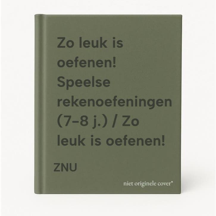 Zo leuk is oefenen! Speelse rekenoefeningen (7-8 j.) / Zo, Boeken, Kinderboeken | Jeugd | 10 tot 12 jaar, Zo goed als nieuw, Verzenden