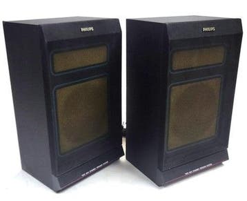 Vintage Philips FB462 stereoluidsprekers, passief, Verzenden