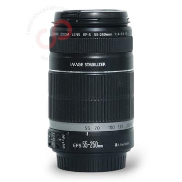 Canon 55-250mm 4.0-5.6 IS EF-S nr. 3502, Audio, Tv en Foto, Ophalen of Verzenden, Zo goed als nieuw