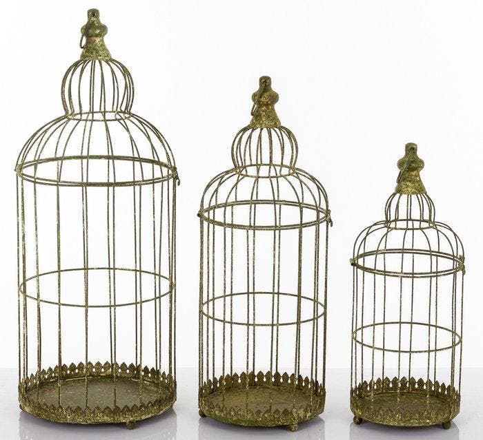 Vogelkooi (3) - Staal, Antiquités & Art, Curiosités & Brocante