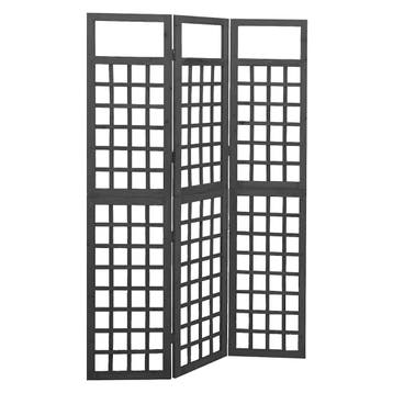 vidaXL Kamerscherm/trellis met 3 panelen 121x180 cm, Verzenden