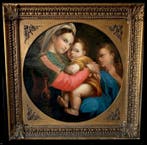 Raffaello Sanzio (1483-1520), nach - Madonna della seggiola