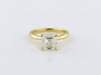Ring - 14 karaat Geel goud - 2.07ct. tw. Diamant (Lab-grown)