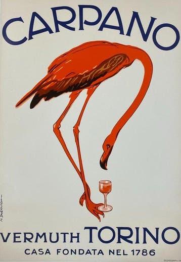 Marcello Dudovich - CARPANO - VERMUTH TORINO - Jaren 1980