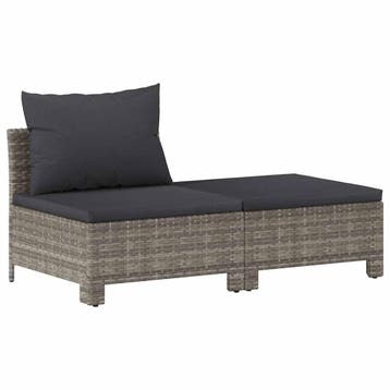 Loungeset 2-delig | Retour deal | Sla nu toe, 2 zitplaatsen, Verzenden, Zo goed als nieuw, Loungeset